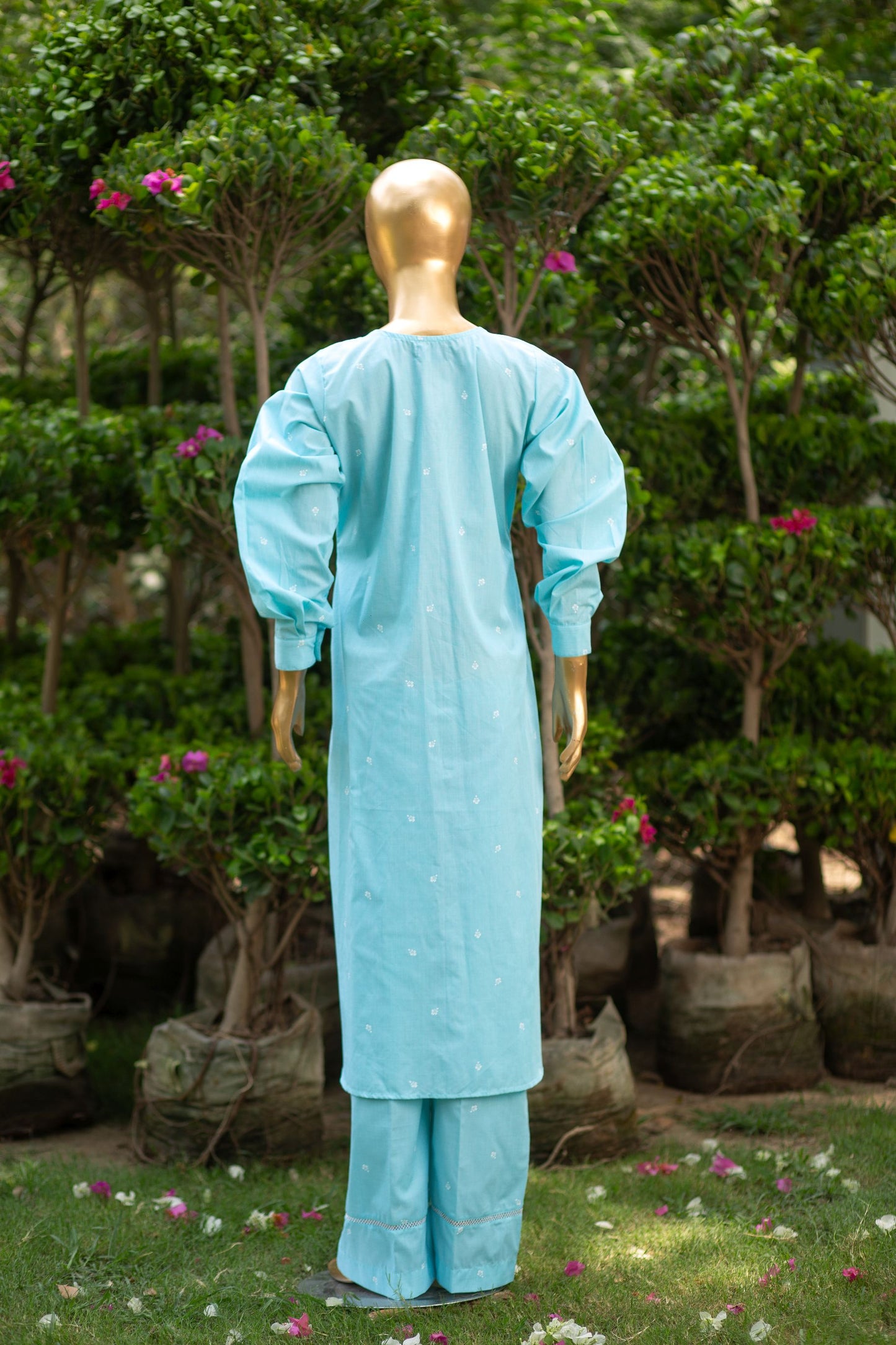 Water Hibiscus 2 Piece Cotton Suit