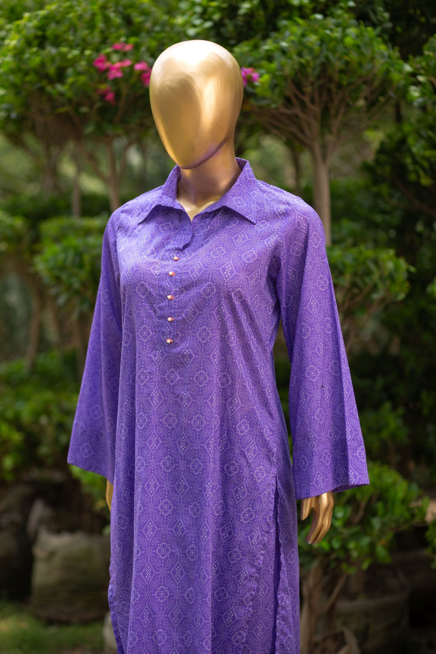 Lilac Tunic 2 Piece Lawn Suit