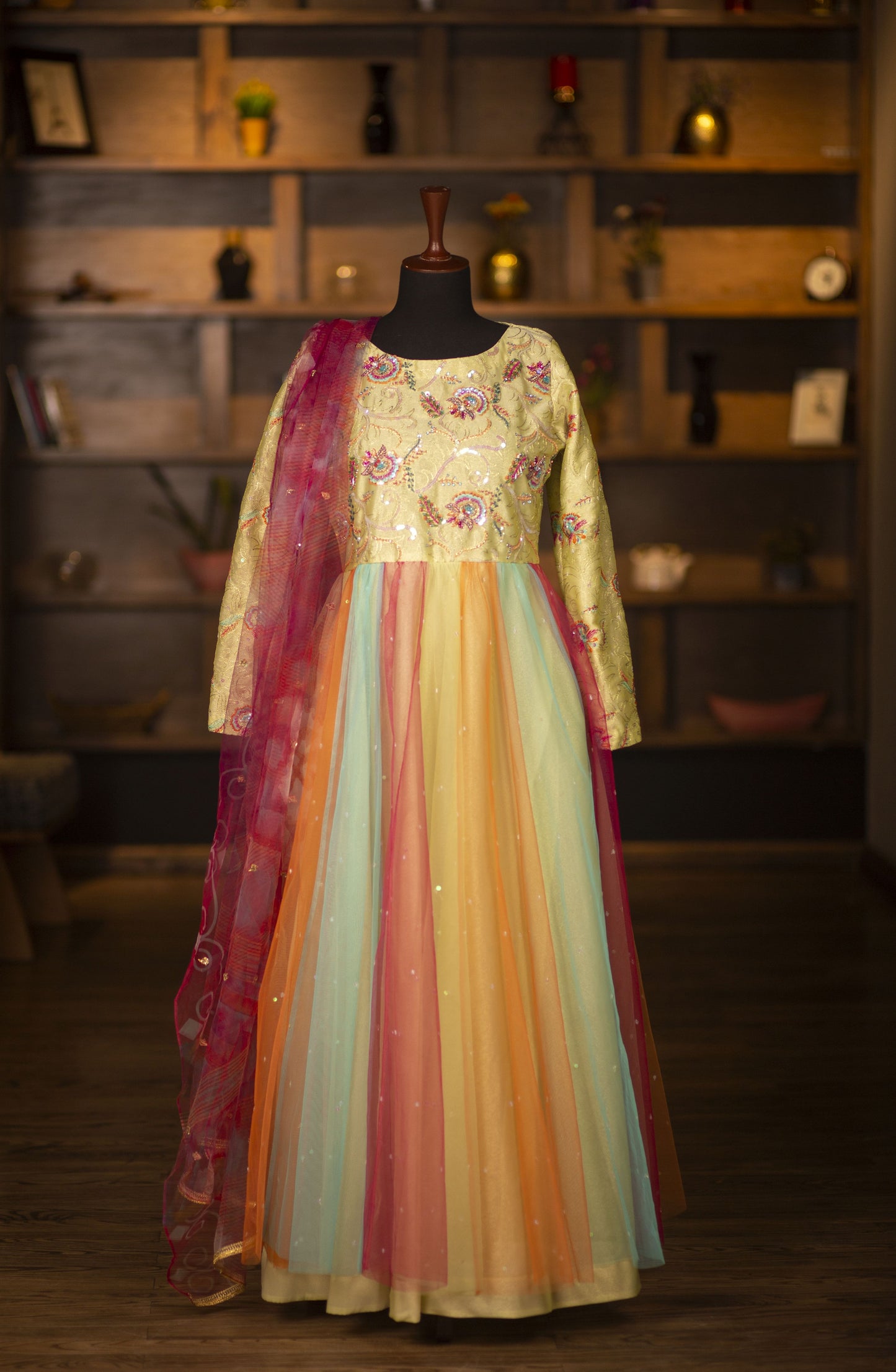 Lemon Rainbow Fairy Maxi