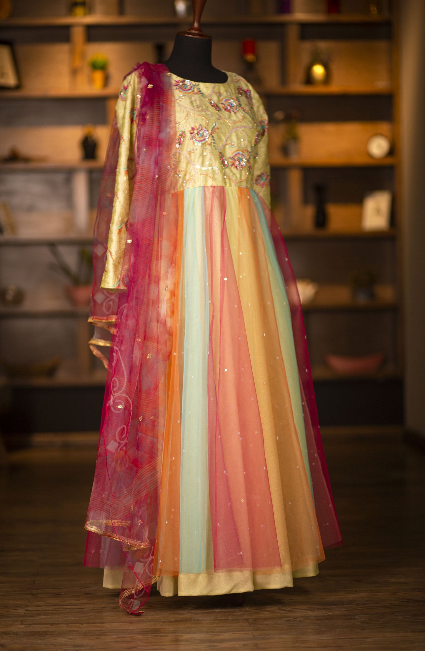 Lemon Rainbow Fairy Maxi