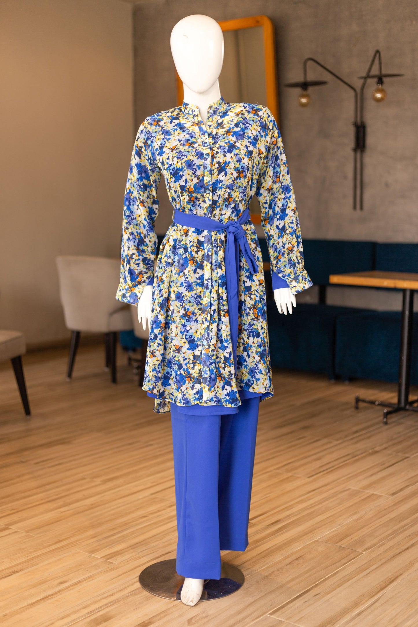 Cornflower Floral Tunic