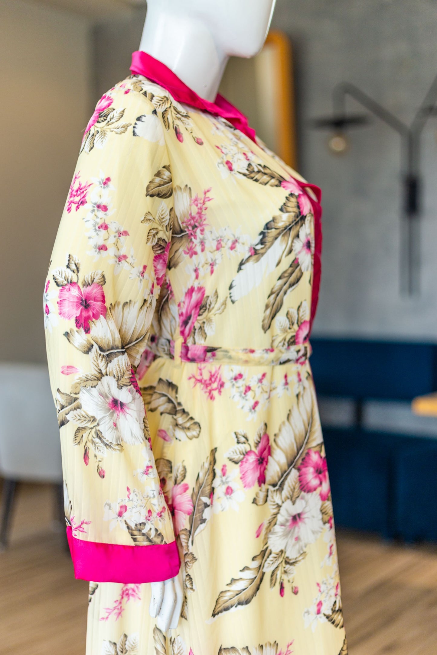 Lemon Floral Duster