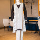 Pinstripe Vest Suit 3 Piece