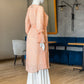Orange Sherbet Floral Tunic